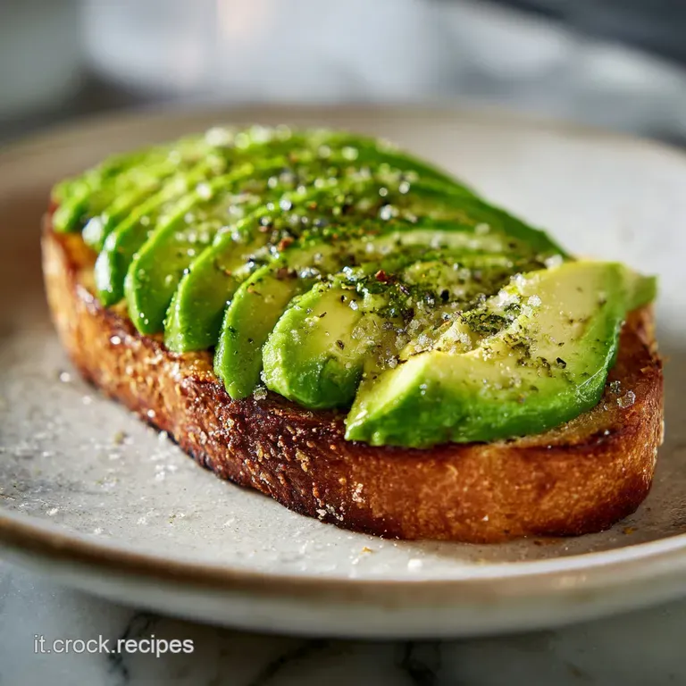 Toast all avocado Semplice e Croccante