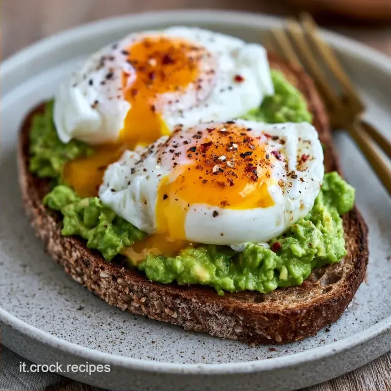 Toast Avocado e Uovo con Pane Integrale