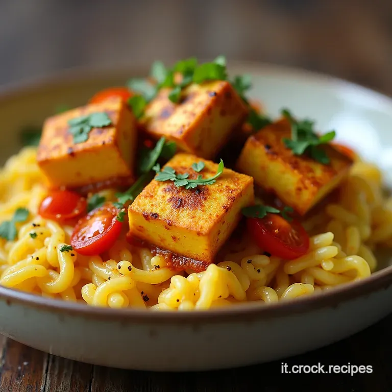 Tofu Affumicato Piccante di Gioia Curry Cremoso Vegano Ispirato allIndia