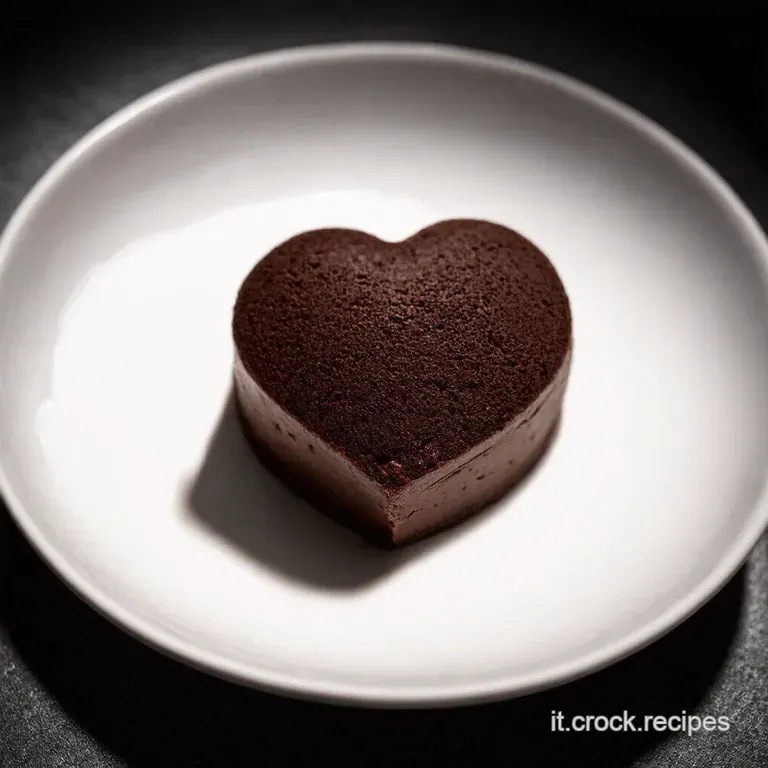 Torta al Cioccolato Fondente Cuore Morbido