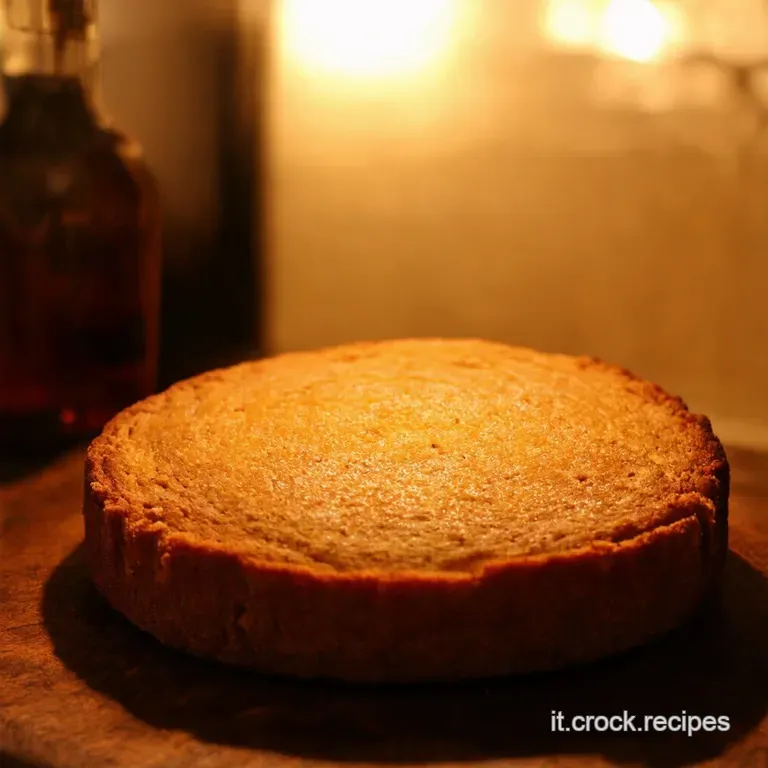 Torta Allirish Whiskey Con Glassa Al Whiskey E Crema Al Burro Al Miele presentation