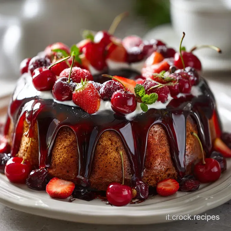 Slice of bright carnival cake on a white plate, dusting of powdered sugar & colorful sprinkles, hints of creamy filling.