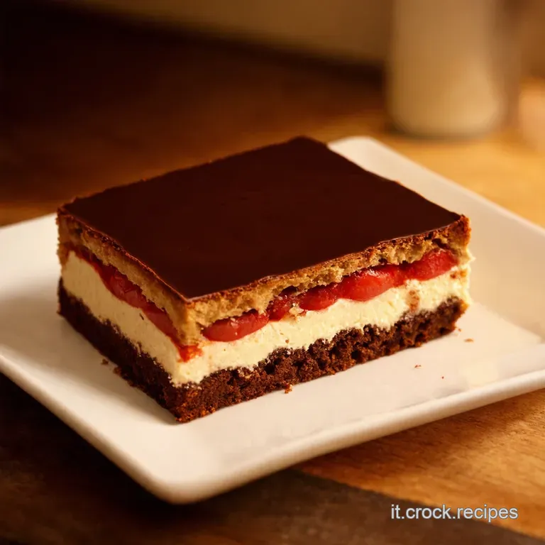 Torta Caprese Al Cioccolato Fondente presentation