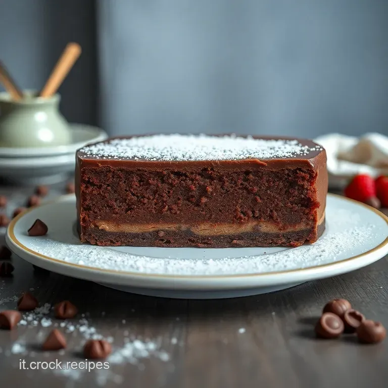 Torta Cioccolato Fondente Extra Fondente