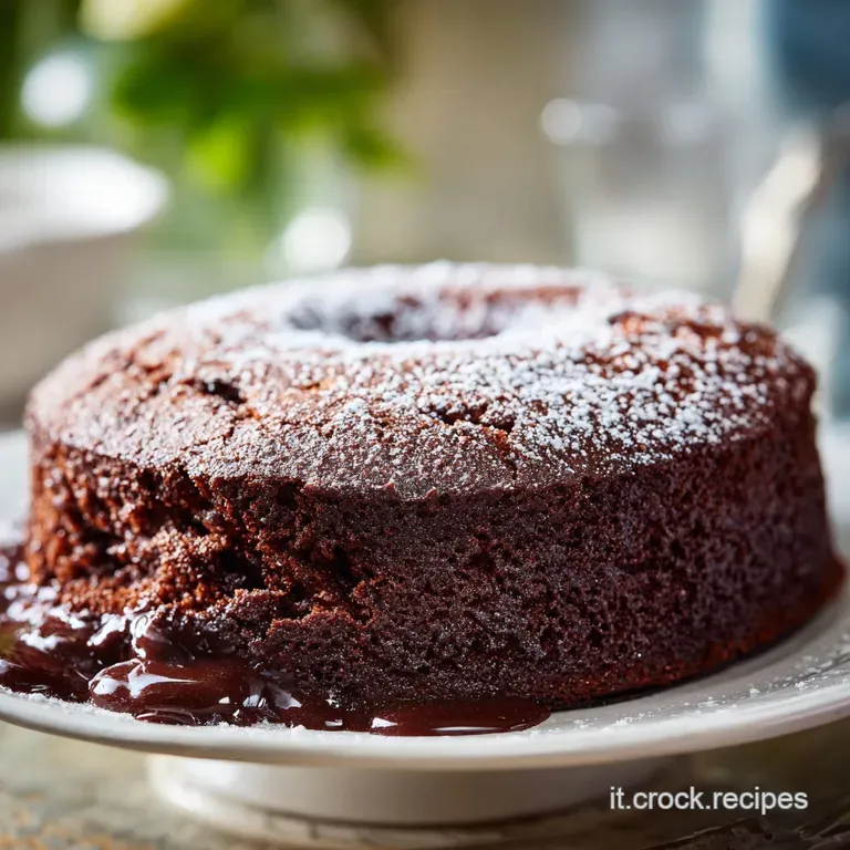 Torta Cioccolato e Mele Umida