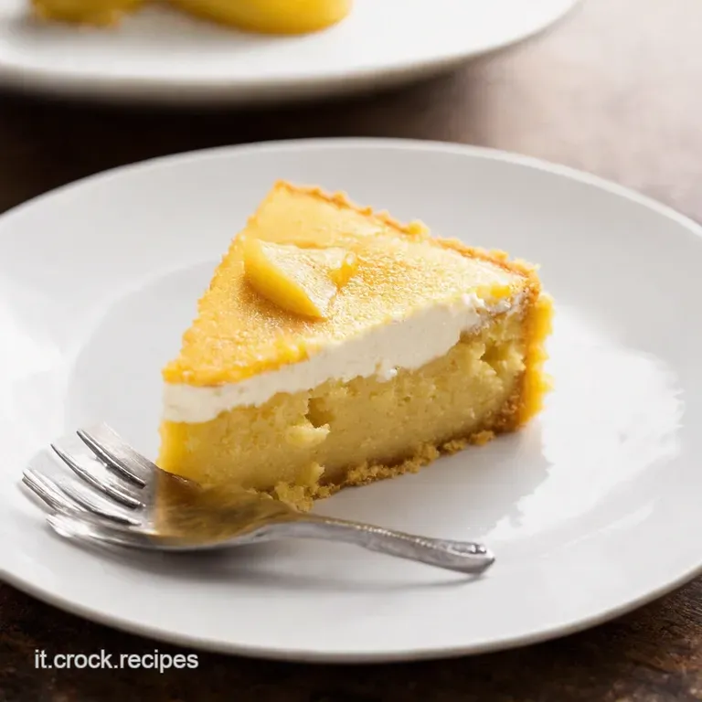 Torta di Mele con Crema Soffice