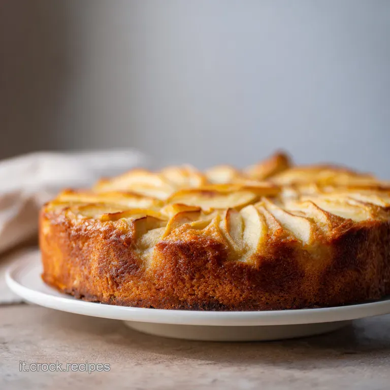 Torta Di Mele Soffice Come Una Nuvola presentation