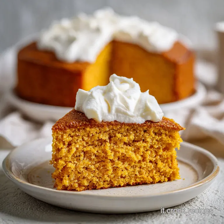 Torta di Zucca Cremosa