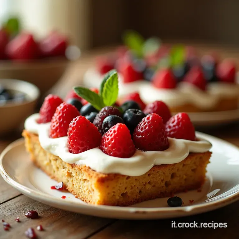 Torta Fredda Allo Yogurt E Frutti Di Bosco presentation
