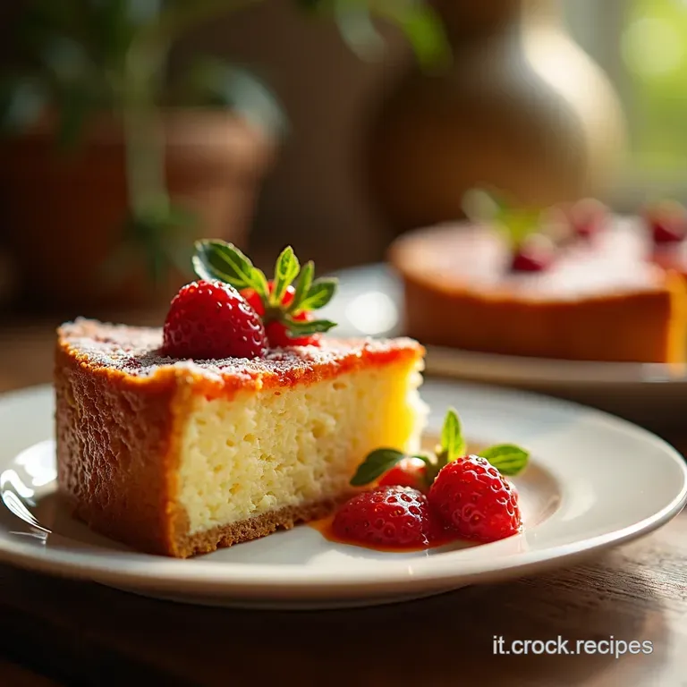 Torta Margherita Arcobaleno Con Glassa Al Limone presentation