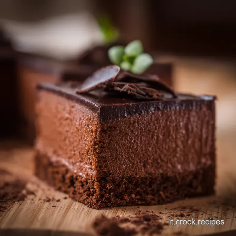 Torta Morbida Al Cioccolato: the Ultimate Italian Chocolate Cake presentation