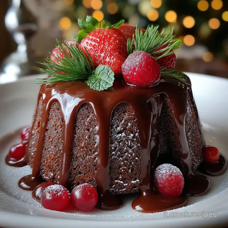 Torta Natale al Cioccolato Golosa