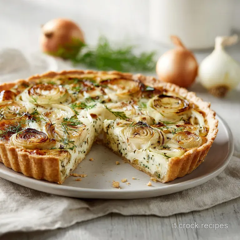 Torta Salata Alle Cipolle di Tropea