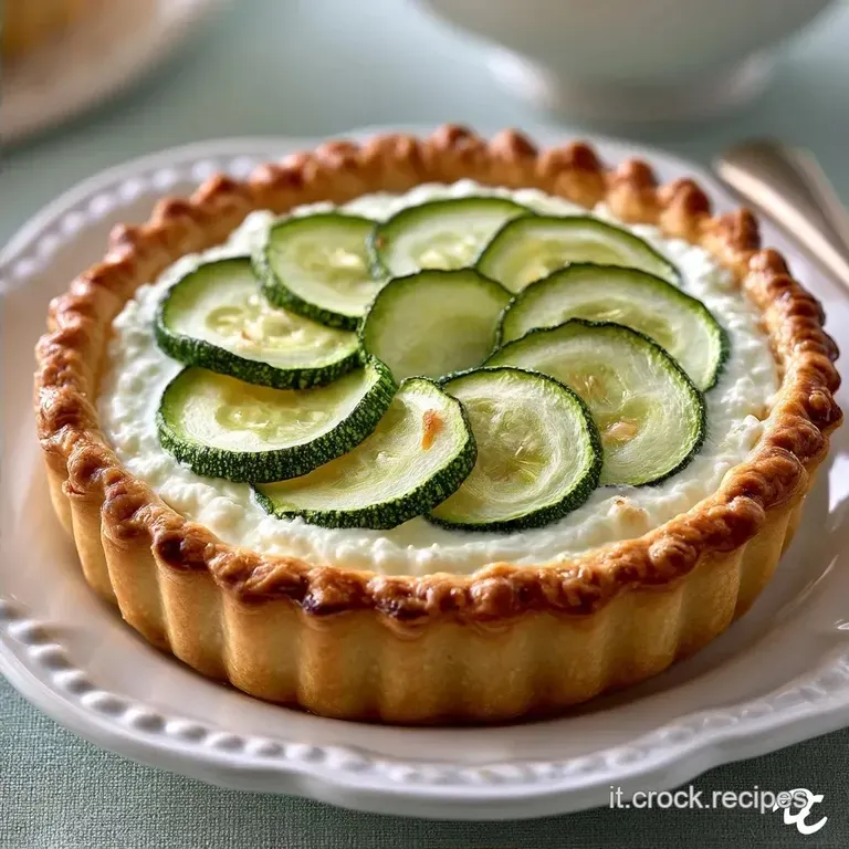 Torta Salata Zucchine Ricotta in 55 Minuti