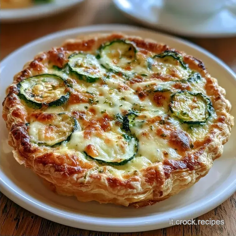 Torta Salata Zucchine Stracchino: Cuore Cremoso