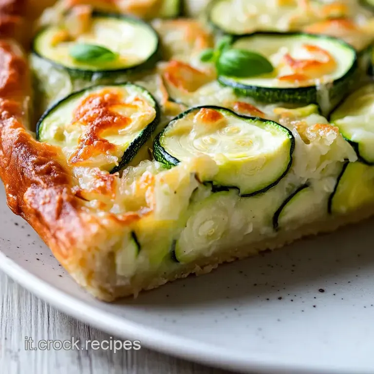 Torta Salata Zucchine: Un Inno Alla Primavera presentation
