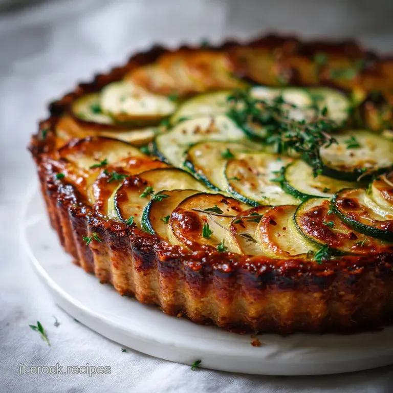 Torta Salata Zucchine con Speck