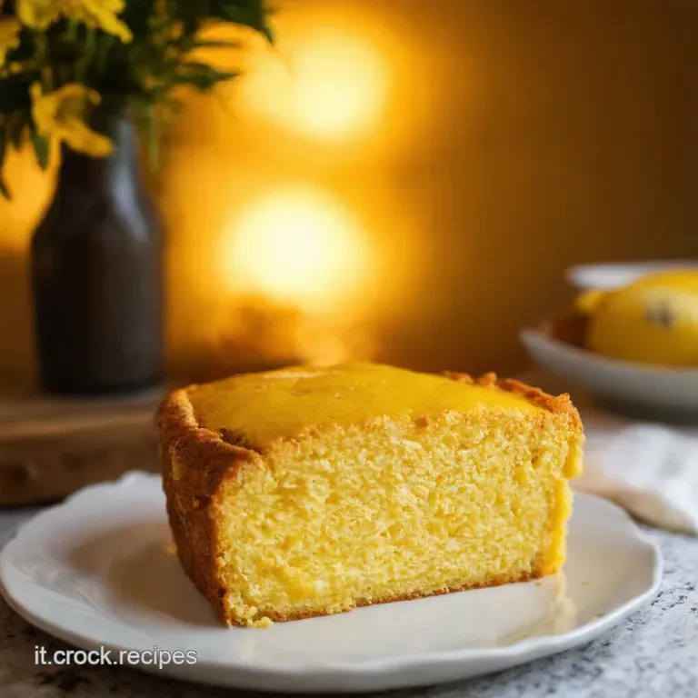 Torta Soffice Al Limone Meyer presentation