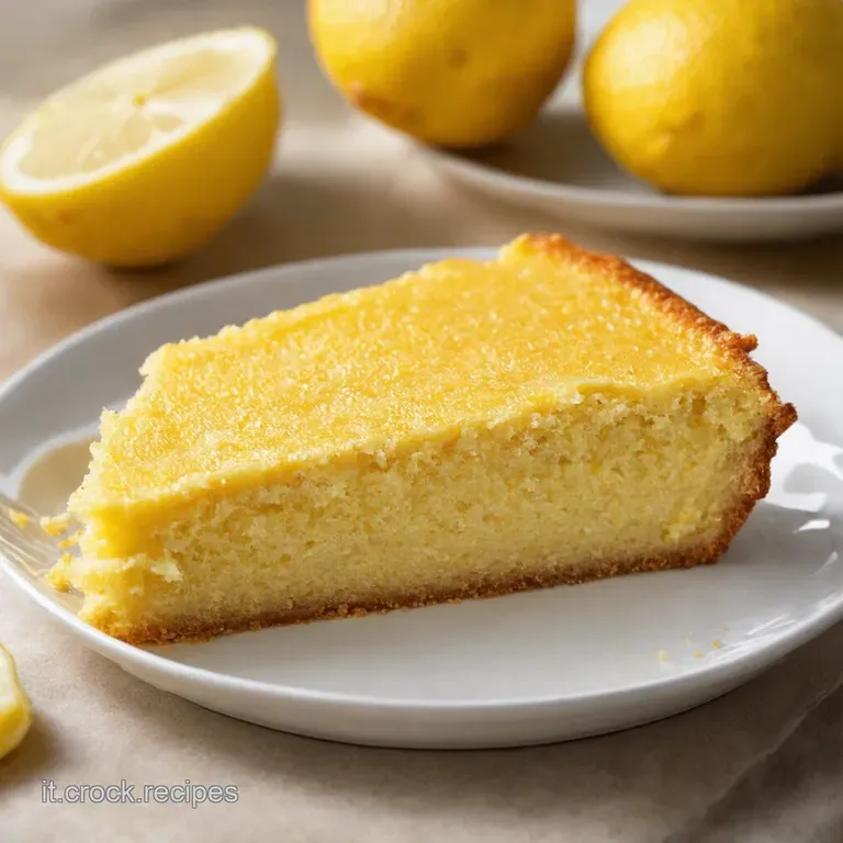 Torta Soffice al Limone Meyer