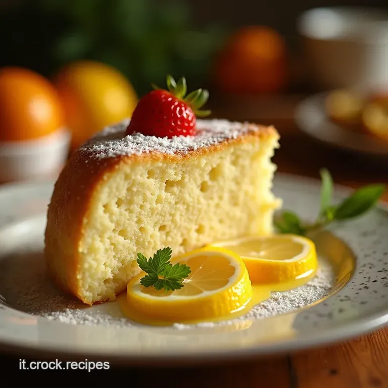 La Nuvola Dorata Torta Soffice Infallibile Ai Limoni Di Sorrento presentation