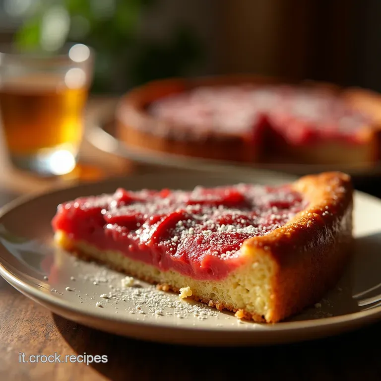 La Gemma Rossa Torta Soffice Al Melograno E Yogurt Greco presentation