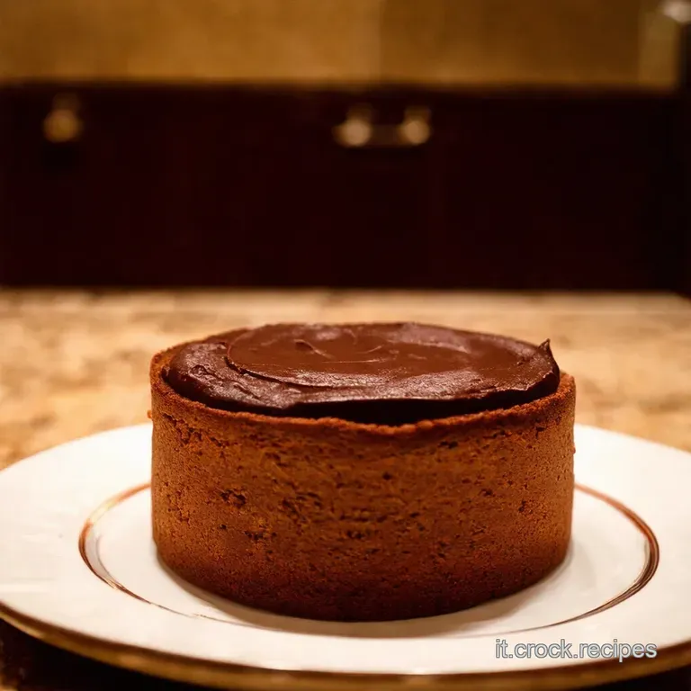 Torta Tenerina Cioccolato Fondente E Pere presentation