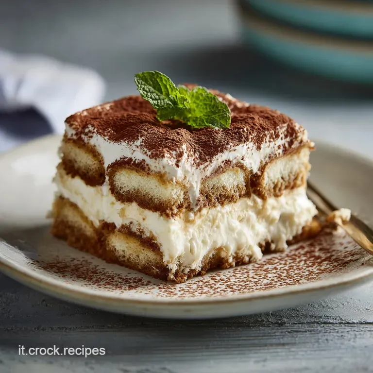 Torta Tiramis&ugrave;: Struttura Impeccabile