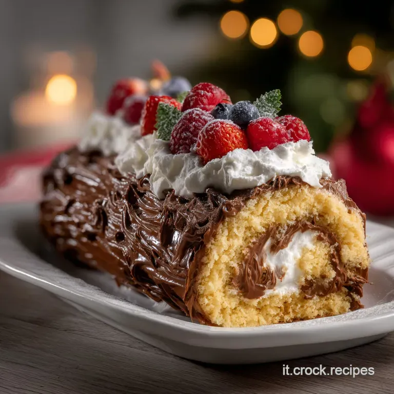 La Torta Tronco Albero Di Natale Una: Zero Stress!