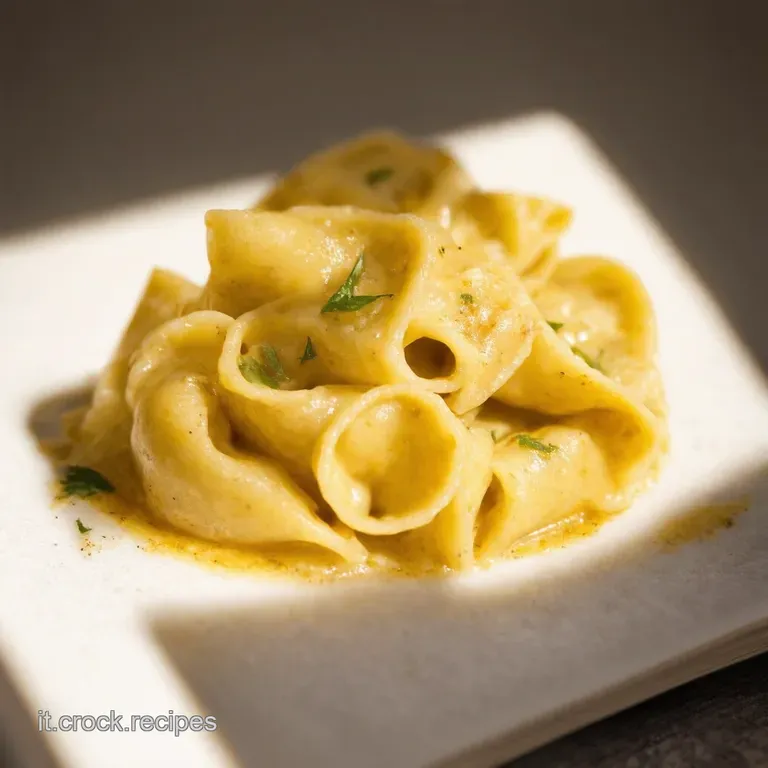 Tortelloni Ricotta e Spinaci in Crosta di Sfoglia Dorata