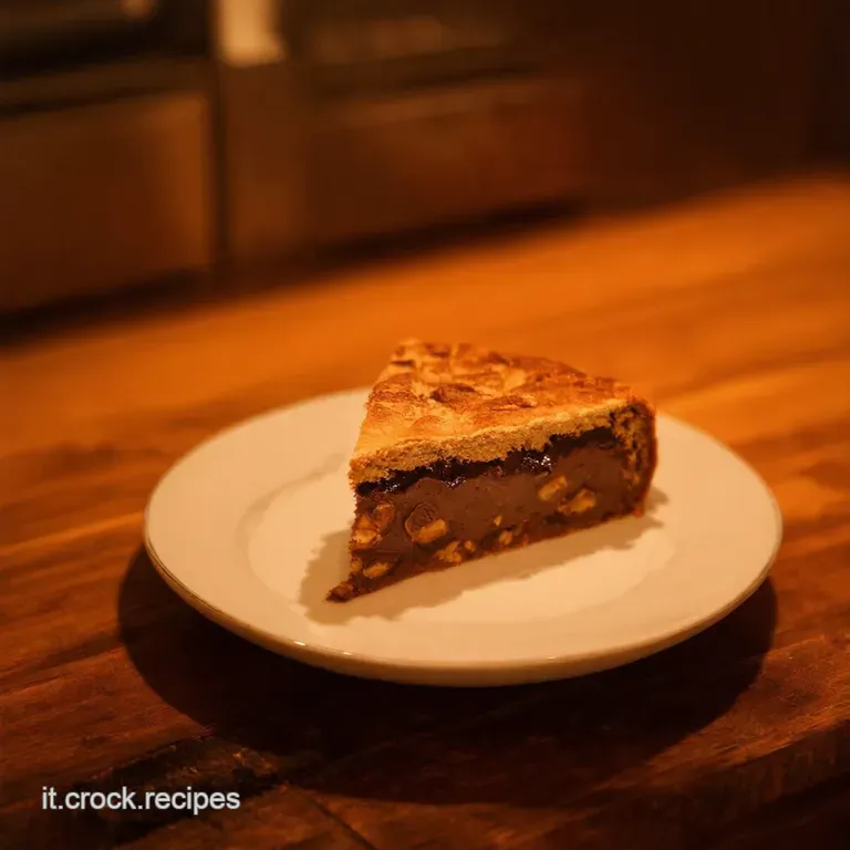 Tortino Al Cioccolato E Nocciole Con Gelato Fior Di Latte presentation