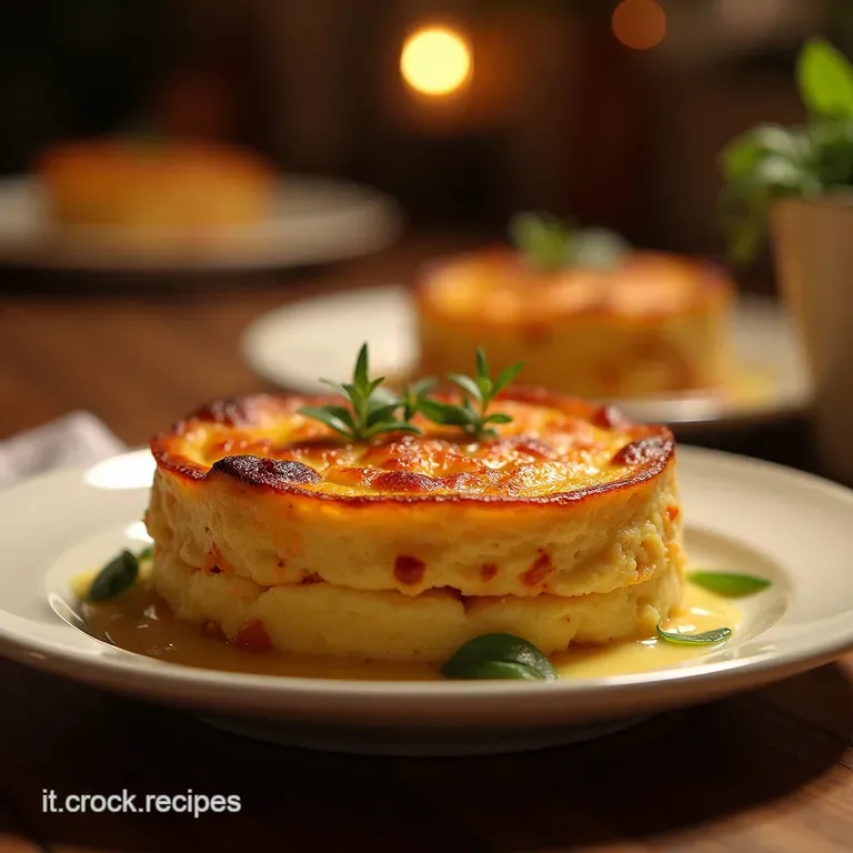 Tortino Di Fagiolini Rustico Al Profumo Di Maggiorana Lorto in Tavola presentation