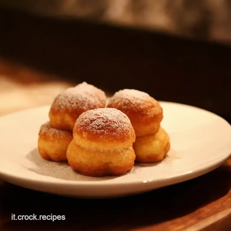 Zeppole Di San Giuseppe presentation