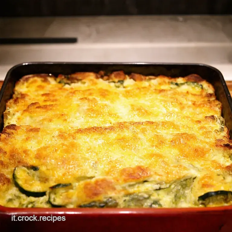 Zucchine Al Forno Gratinate presentation