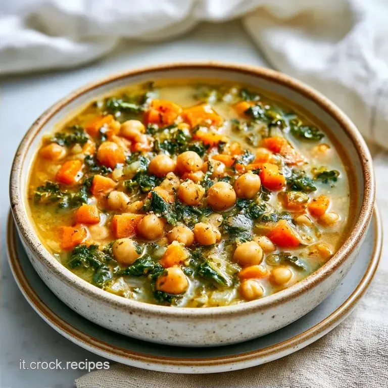 Zuppa Cavolo Nero Ceci a Cottura Lenta
