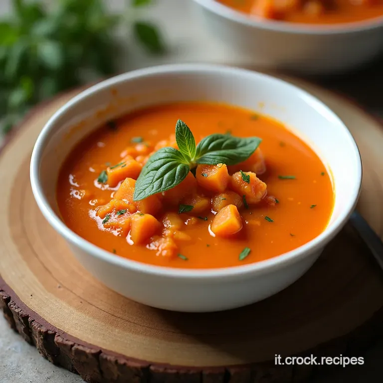 Zuppa Cremosa di Barbabietole e Carote con Crumble