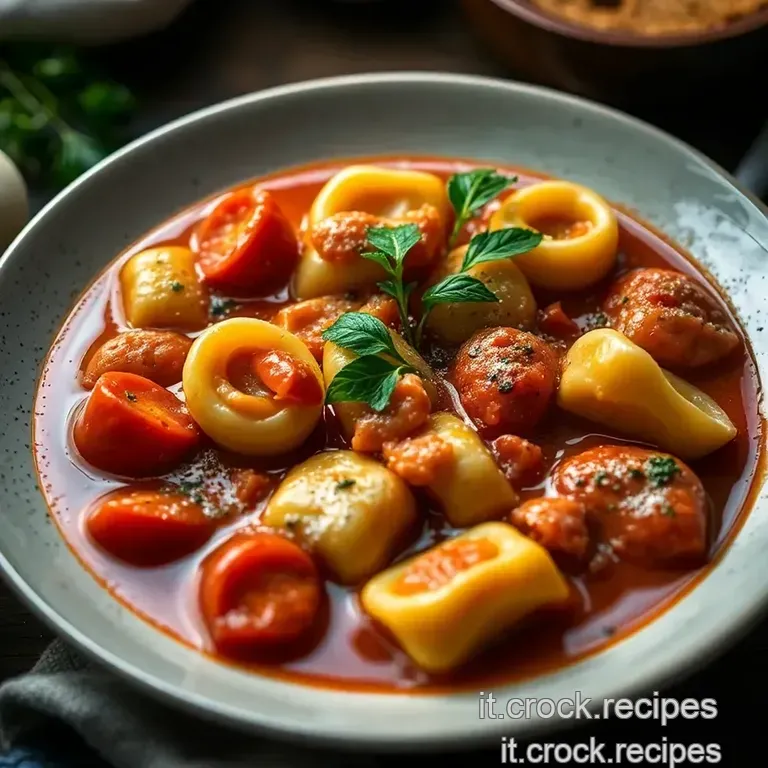 Zuppa Di Fagioli Borlotti Con Ravioli Di Gamberi Rossi presentation