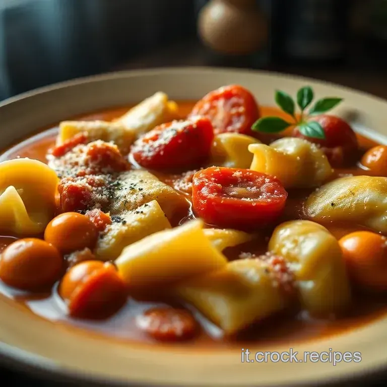 Zuppa di Fagioli Borlotti con Ravioli di Gamberi Rossi