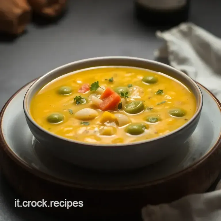 Zuppa Di Fasolari E Misticanza Di Verdure presentation