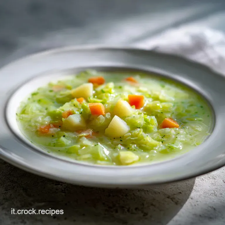 Zuppa Di Verza: Cremosa e Avvolgente