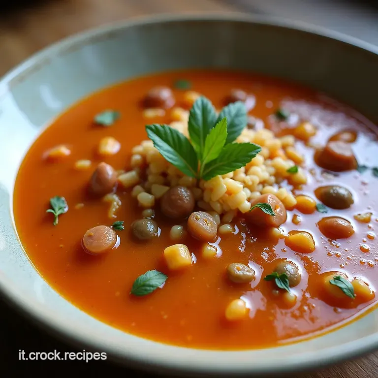 Zuppa del Cuore Minestra di Legumi e Farro Pronta da Regalare